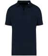 SP220 Spasso Linen Polo Shirt Navy colour image